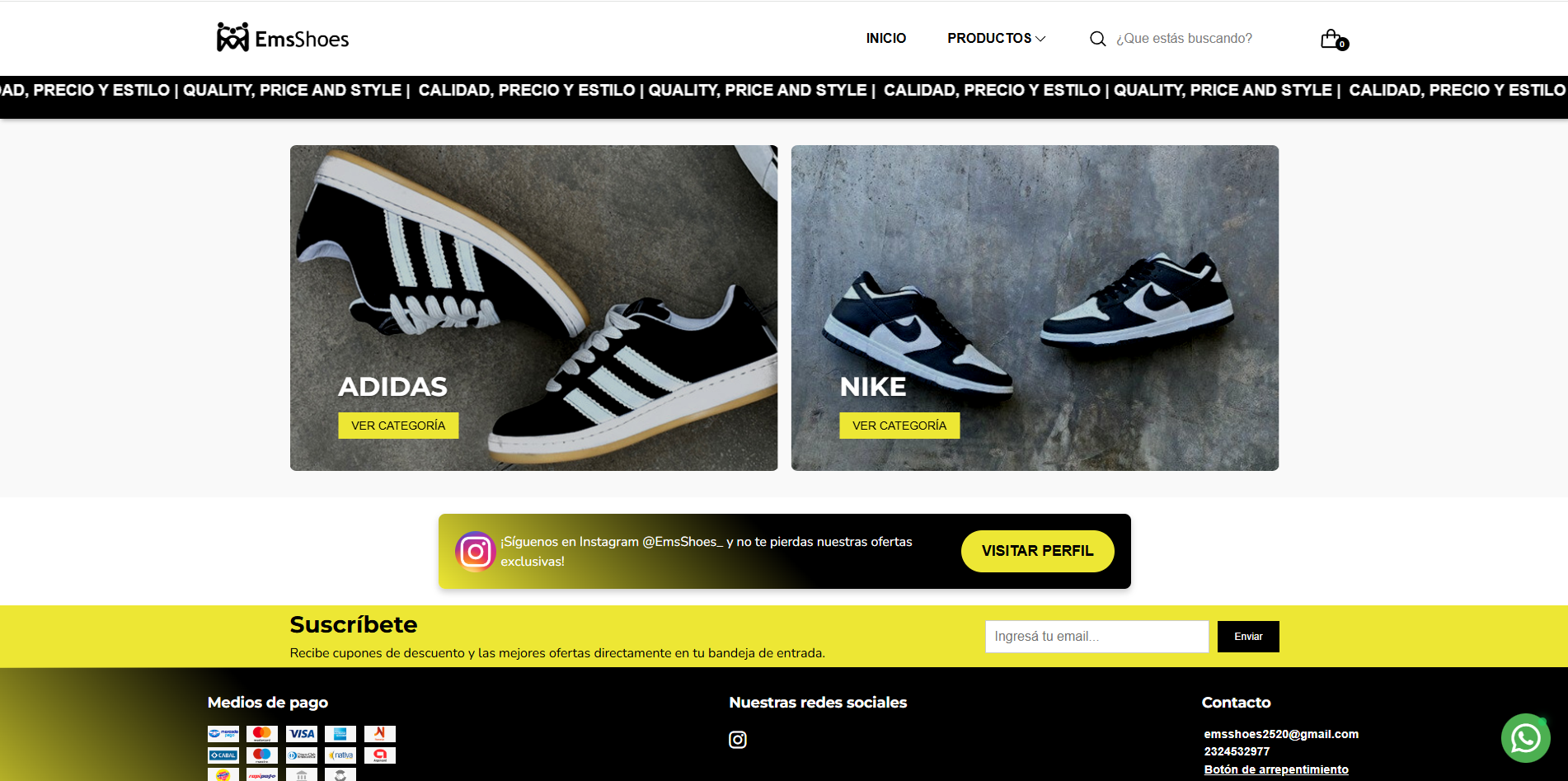 Proyecto Emsshoes